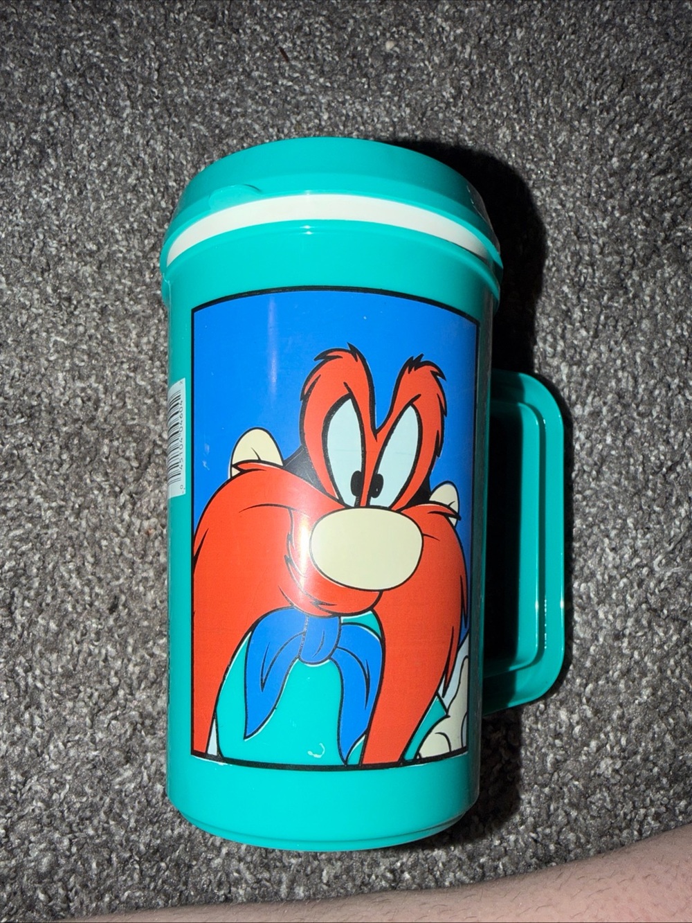Super Thermo Warner Bros. Looney Tunes Yosemite Sam Character Cup 1994 Vintage U